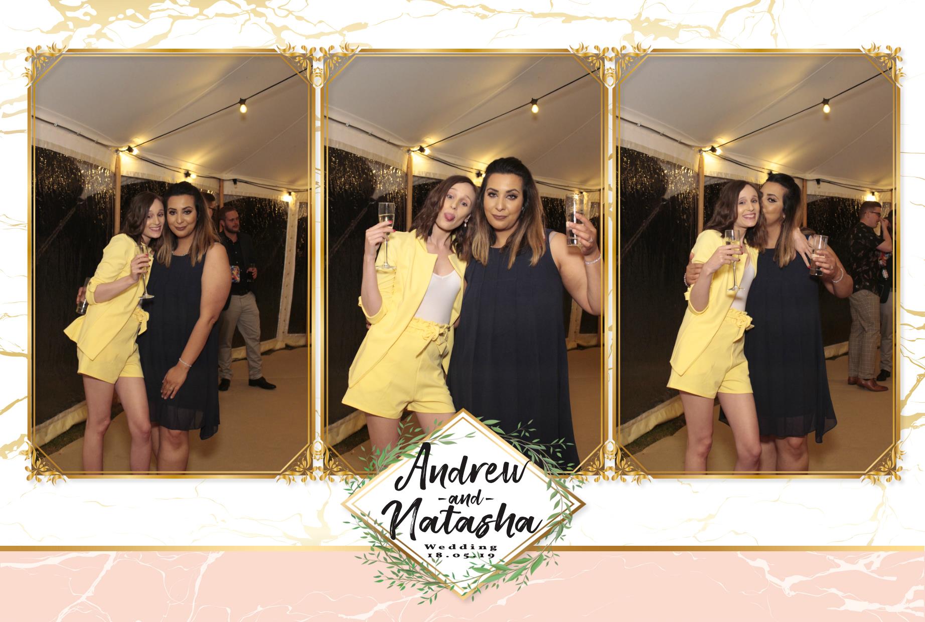 Andrew & Natasha's Wedding  | View more photos from the event at gallery.myphotoboothexperience.co.uk/u/MyPhotoBoothExperienceLtd/Andrew-Natashas-Wedding